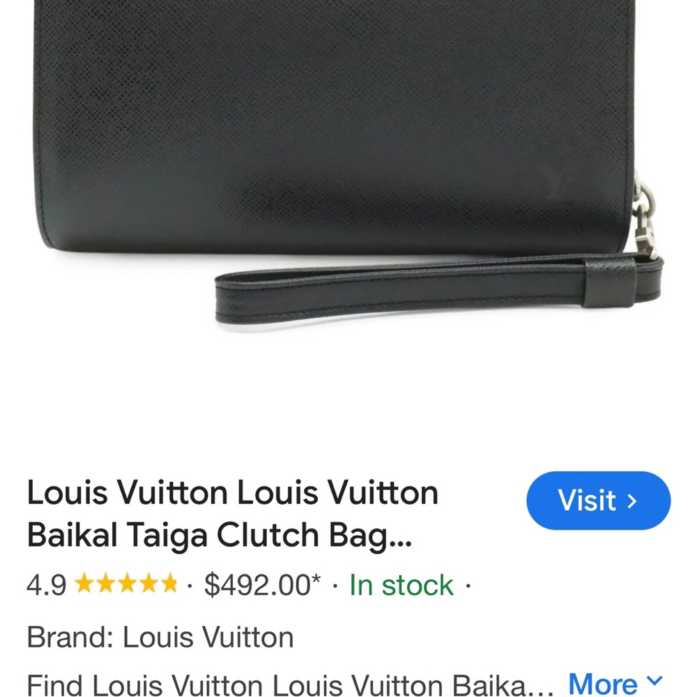 Louis Vuitton Designer black Women's clutch or wristlet. Very good condition❤️ - Picture 9 of 10